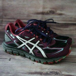 Asics Womens Sneakers Size 7.5 Gel-Scam 3 Purple Black